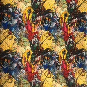 Vibrant Cartoon Character Clip Bow